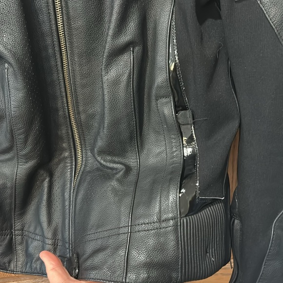 Scorpion Exo Get Stung Leather Motorcycle Jacket Exo Skeltal Protection - Picture 4 of 15